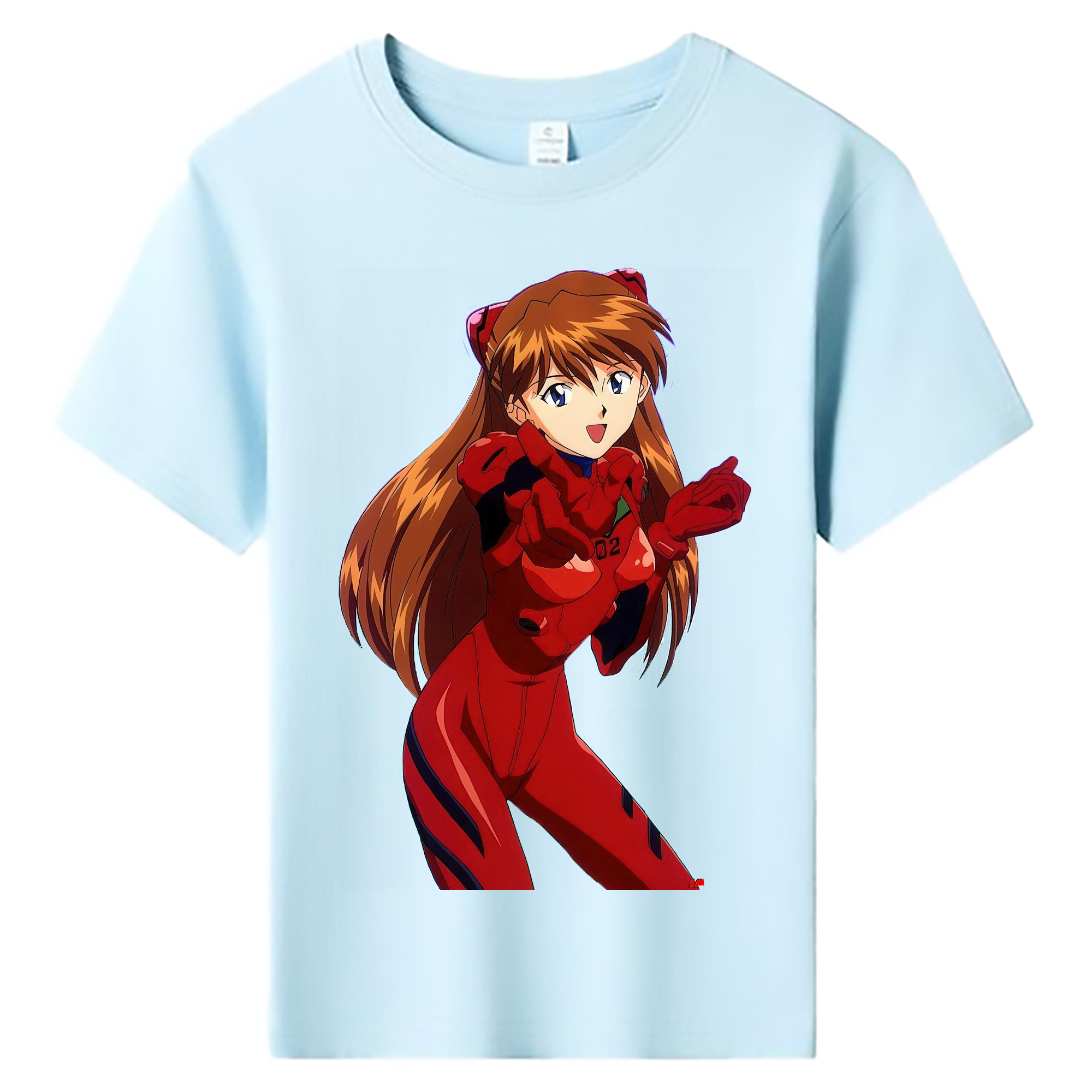 （画像用） EVA 新世紀エヴァンゲリオン 綿100％キッズTシャツ（フロントプリント）
